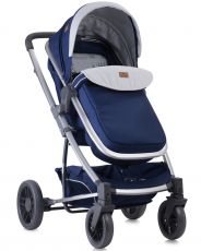 Дитяча коляска-трансформер Lorelli S-500 з автокріслом blue travelling